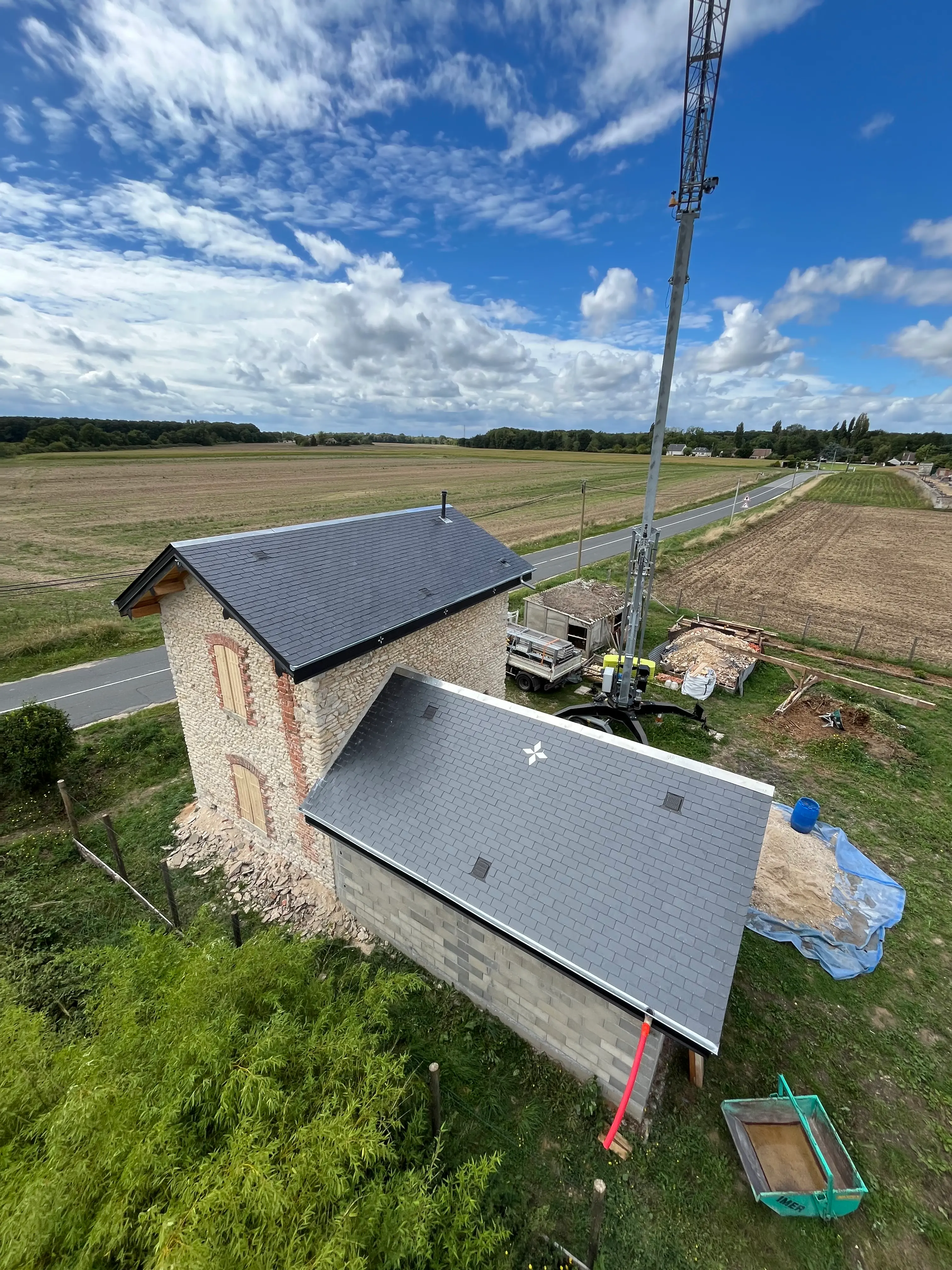 Chantier de couverture